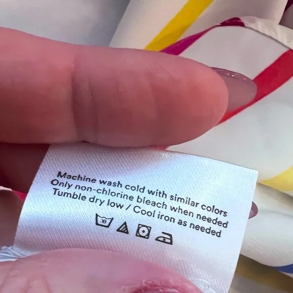 Summersalt Striped Long-Sleeved Button-down Tunic Shirt Dress Size Small - Picture 11 of 11